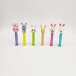 6 EASTER BUNNY BUNDLE OF COLLECTABLE PEZ DISPENSERS