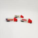 3 - OVER THE ROAD STORE TRUCK COLLECTABLE PEZ DISPENSER BUNDLE