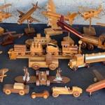 Lot Of 22 Custom Made Wooden Toys