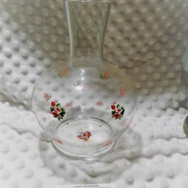 Photo of HAND BLOWN HAND PAINTED VASE