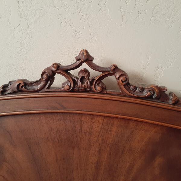 Photo of Antique Bed board and footboard