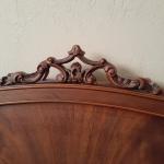 Antique Bed board and footboard