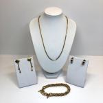 LOT 312M: Monet & Roman Gold Filled Jewelry
