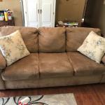 Full size Tan Sofa - Good condition
