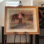 LOT 502R: Cowboy & His Horse Print