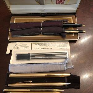 Photo of 1901 Gold Filled Cross Pen Pencil Lot