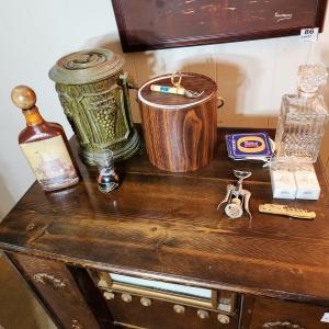 Photo of Barware Buckets, Coasters, Ice Bucket  Loaded with shot glasses