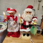 Animated Santa and Mrs. Claus tested working