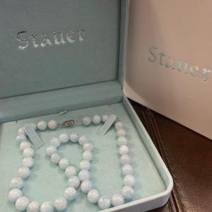 Photo of Stauer 10mm Aquamarine Necklace