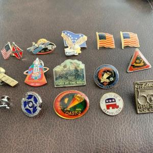 Photo of Collectors Pins NASA Patriotic Civil War +++