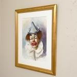 Clown Framed Original ~ By Local Artist