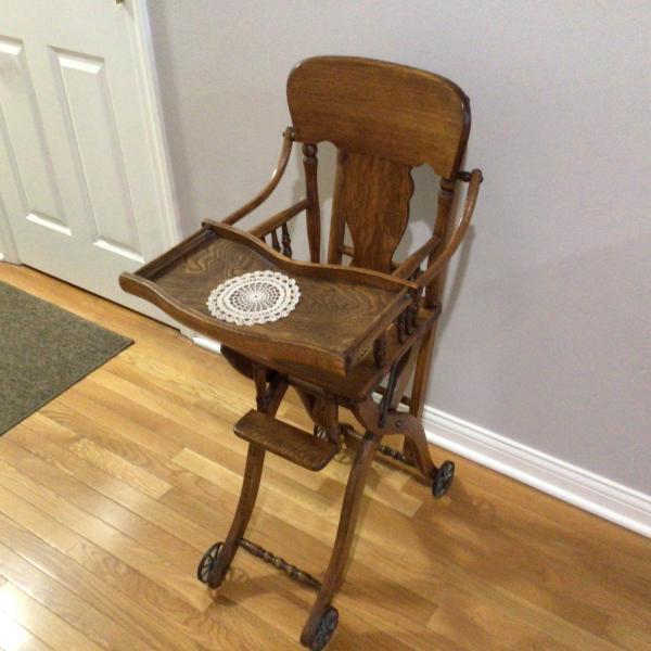 Photo of Vintage high chair/stroller 