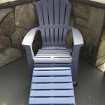 Resin Adirondack chair