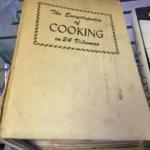 Large vintage cookbook