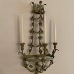 Ornate Metal Candle Sconce (LR-HS)