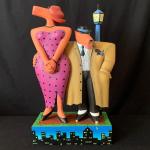 “The Gumshoe & The Dame” Sculpture by Markus Pierson, Signed & Numbered (FR-