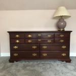 LOT 169M: Vintage Colonial Furniture Company Chippendale Style Dresser w/ Ginger