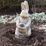LOT 164M: Mrs. Rabbit Garden Statue
