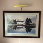 LOT168M: Signed & Numbered J. Wayne Byström Print w/ Highlight Lamp
