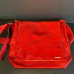 LOT 219: Bleibtreu Red Metallic Large Messenger Bag