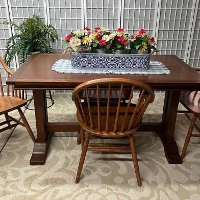 Photo of Table and four Captains Chairs-PRICE REDUCED!