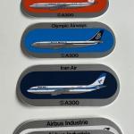 Vintage Boeing 737, AA , Airbus Sticker Bundle. 11 Included.