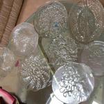 8 Assorted Clear Glass collection