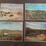 4 Western Prints