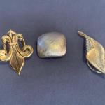 Vintage Gold Tone Scarf Clips