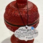 Lot 31: More Antique Chinese Cinnabar Trinket Jar