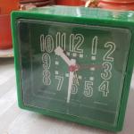 Vintage green Westclox alarm clock with box!