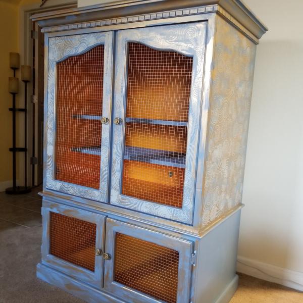 Photo of Armoire Hand Painted