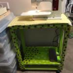 Roller Sewing Machine Cabinet/ Desk