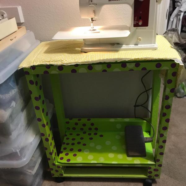 Photo of Roller Sewing Machine Cabinet/ Desk