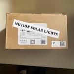 28 piece 4 pack NIB motion solar lights