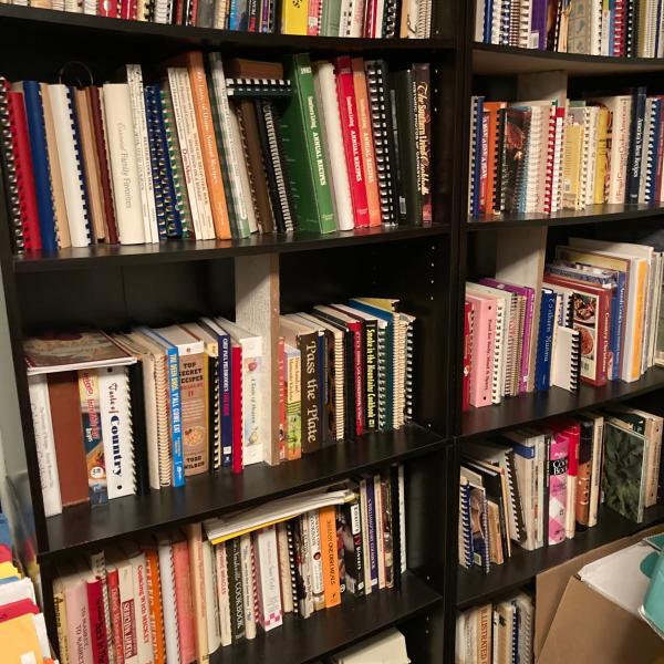 Photo of Over 350 Cookbooks for sale