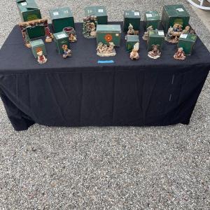 Photo of Lot 168 - 12 Boyds Bear Collection with boxes