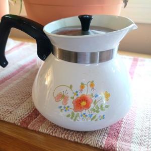 Photo of Corning Ware Wildflowers 6 Cup Coffee Pot