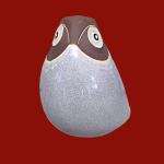Triple Eyed Ceramic Owl
