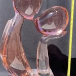 Glass statue. "The Kiss" Loredano Rosin