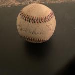 Replica Signed Baseball by Babe Ruth, Lou Gehrig