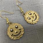 Rhinestone Smile earrings