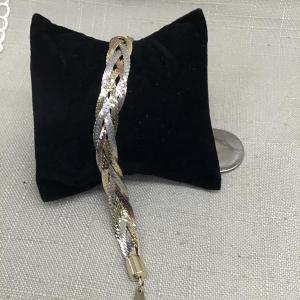 Photo of Herringbone  3 Tone  Fashion Bracelet