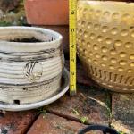Lot of Miscellaneous Sized Home Garden Terracotta Pottery & Plastic Flower Pots