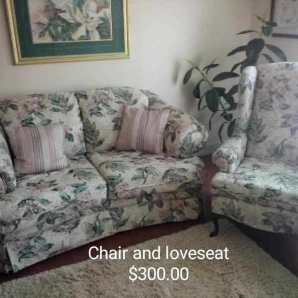 Photo of Arm chair and Love Seat set 