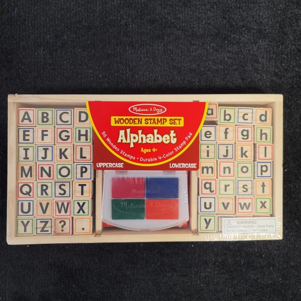 Photo of Wooden Alphabet Stamp set