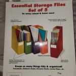 Essential Storage Files set of 5