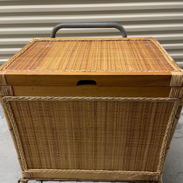 Photo of Wicker storage chest 
