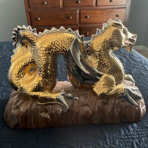 Photo of Ceramic dragon figurine 