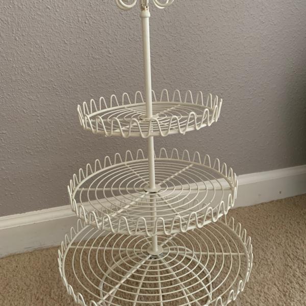 Photo of 3 tier metal stand